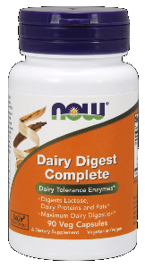 Dairy Digest Complete (90 Vcaps) NOW Foods